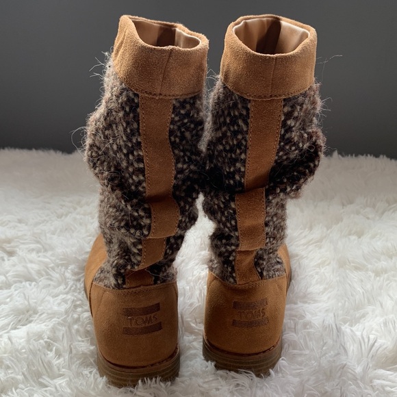 Toms Brown Heeled Fall Moto Boots - Picture 5 of 11